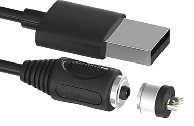 Pozlaćeni muško-ženski Pogo Pin konektor