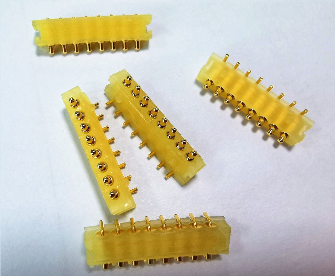 8-pinski Pogo Pin jednoredni pravokutni konektor