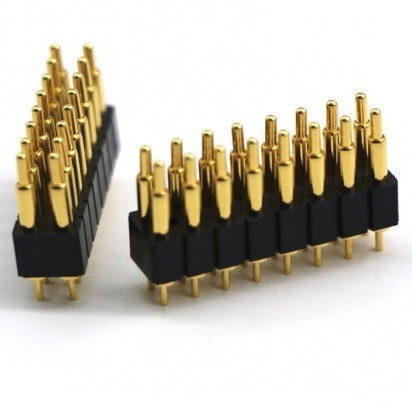 Pogo Pin dvoredni konektor